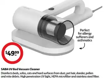 Coles SABA UV Bed Vacuum Cleaner offer