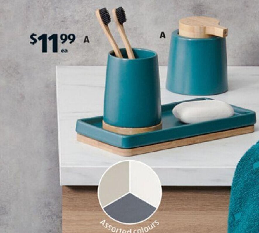 Bathroom Accessory Assortment offer at ALDI