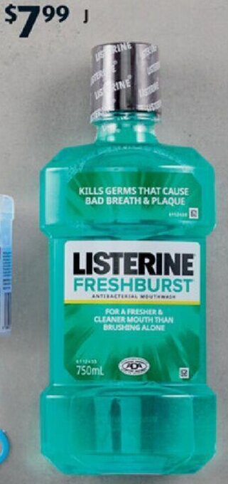 Listerine Freshburst Mouthwash 750ml