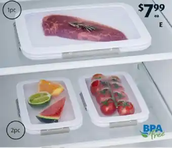 ALDI E Silicone Stretch Lid Storage Tray offer