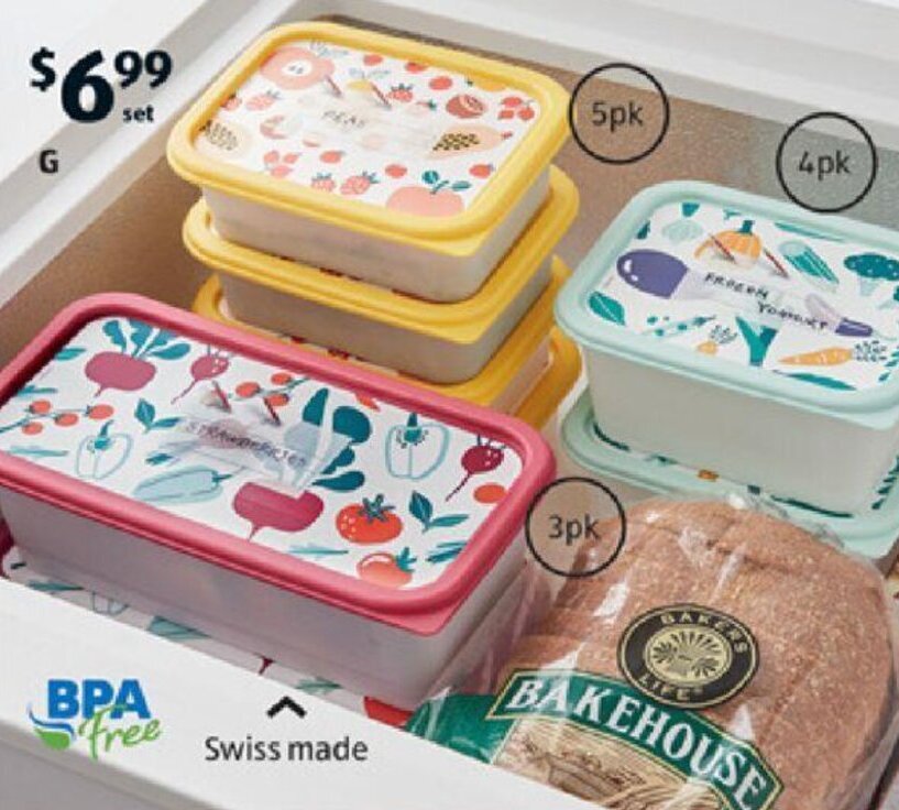 Freezer Container Sets offer at ALDI