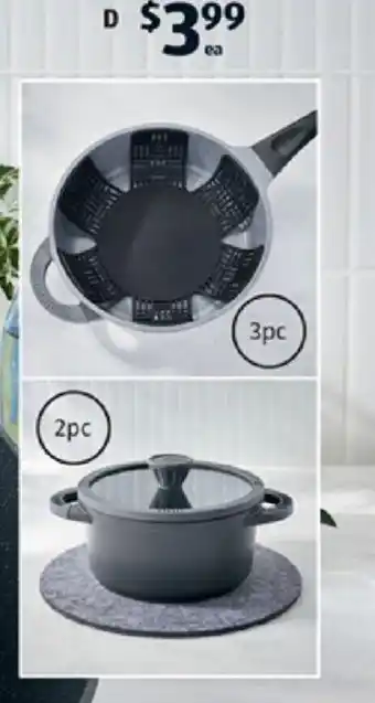 ALDI Felt Trivet 2pc Set or Felt Pot/Pan Protectors 3pc Set offer