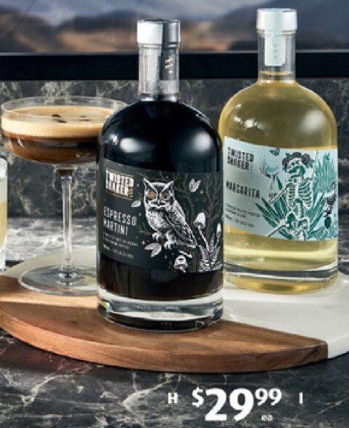 Twisted Shaker Espresso Martini 700ml offer at ALDI