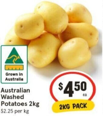 IGA Australian Washed Potatoes 2kg offer