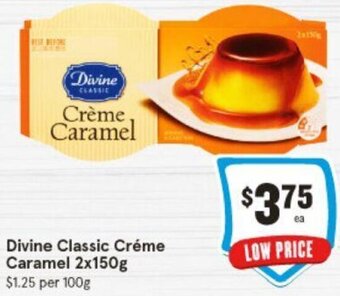IGA Divine Classic Créme Caramel 2x150g offer