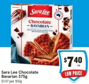IGA Sara Lee Chocolate Bavarian 375g offer
