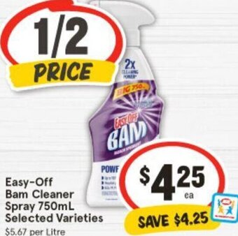 Easy-Off Bam Cleaner Spray 750mL