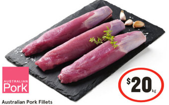 IGA Australian Pork Fillets offer