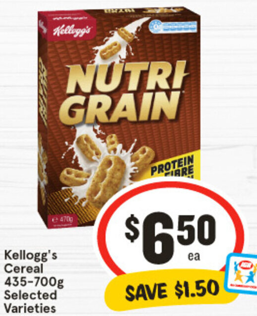 Kellogg's Cereal 435700g offer at IGA