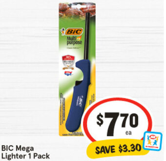 IGA BIC Mega Lighter 1 Pack offer