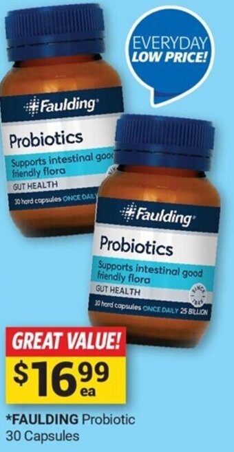 Cincotta Chemist Faulding Probiotics 30 Capsules offer
