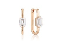 Bevilles Jewellery Georgini Emilio Rose Gold Hoop Earrings offer