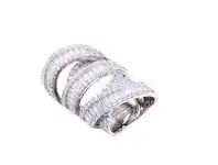 Bevilles Jewellery Gina Liano Large Baguette and Round Ring - N offer