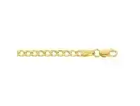 Bevilles Jewellery 9ct Yellow Gold 50cm Figaro Necklace offer