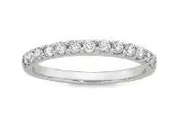 Eternity Ring with 0.40ct of Diamonds in 18ct White Gold - L