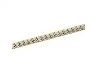 Bevilles Jewellery 9ct Yellow Gold Silver Infused Fancy Two Tone Bracelet offer