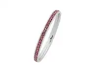 Bevilles Jewellery Stainless Steel 40mm Children's Crystal Bangle offer