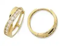 Bevilles Jewellery 9ct Yellow Gold Cubic Zirconia Earrings offer