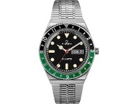 Timex Q Timex 38mm Black Dial Silver Bracelet