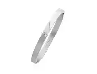 Children's Stainless Steel Hammer Set Crystal Bangle