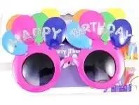 The Party People Shop Character Glasses - Happy Birthday offer
