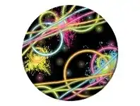 The Party People Shop Plates - Dessert, Glow Party 8 pk offer