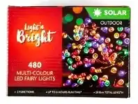 String Lights - 480 LED Solar, Multicolour