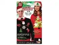The Party People Shop Ugly Christmas Sweater Kit offer