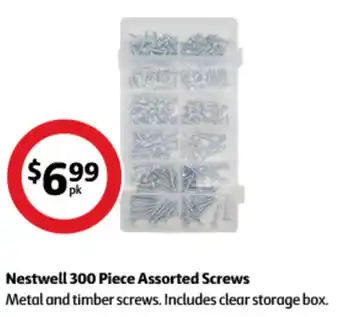 Coles Nestwell 300 Piece Assorted Screws offer