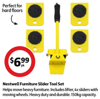 Coles Nestwell Furniture Slider Tool Set offer
