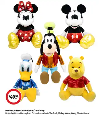 Disney 100 Year Celebration 30" Plush Toy