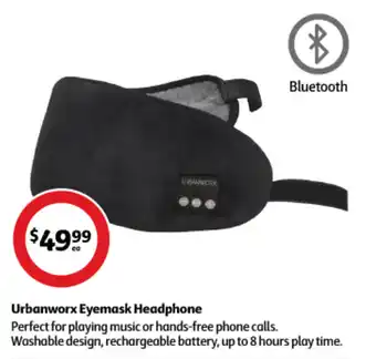 Coles Urbanworx Eyemask Headphone offer