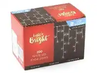 The Party People Shop Icicle Lights - 200 LED, White offer