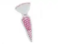 The Party People Shop Lolly Bags - Cone, Light Pink 10 pk offer