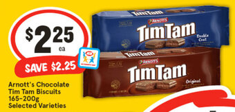 IGA Arnott's Chocolate Tim Tam Biscuits 165-200g Selected Varieties offer