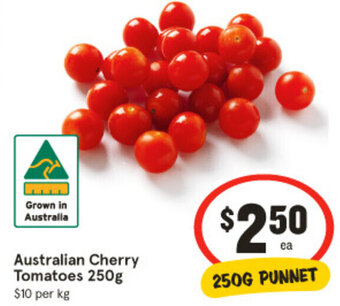 IGA Australian Cherry Tomatoes 250g offer