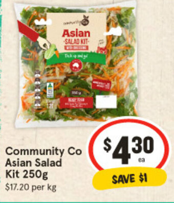 IGA Community Co Asian Salad Kit 250g offer