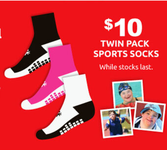 IGA TWIN PACK SPORTS SOCKS offer