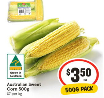 IGA Australian Sweet Corn 500g offer