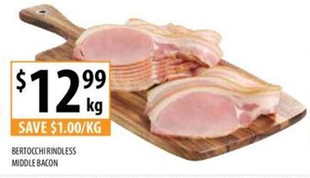 Supabarn BERTOCCHI RINDLESS MIDDLE BACON offer