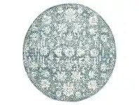 LivingStyles Symphony Ziegler Oriental Round Rug, 200cm, Turquoise offer