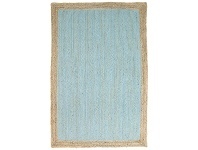 LivingStyles Hampton II Reversible Jute Rug, 190x280cm, Blue offer
