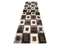 LivingStyles Lanice Luxury Shaggy Runner Rug, 80x300cm, Brown offer