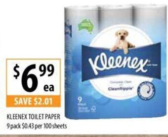 KLEENEX TOILET PAPER 9 pack