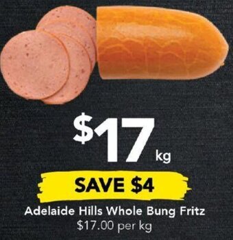 Drakes Adelaide Hills Pork & Fennel or Pork & Fennel Chilli Salami offer