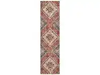 LivingStyles Babylon Diamond Bohemian Runner Rug, 80x300cm, Multi offer