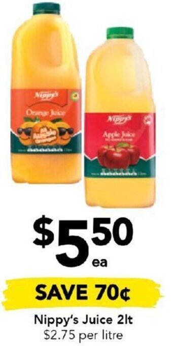 Drakes Nippy's Juice 2lt offer