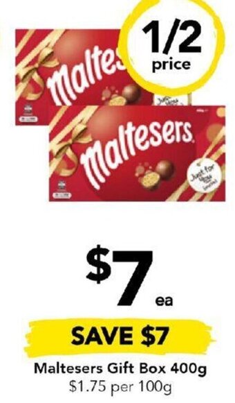 Drakes Maltesers Gift Box 400g offer