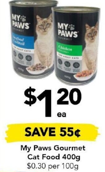 My Paws Gourmet Cat Food 400g