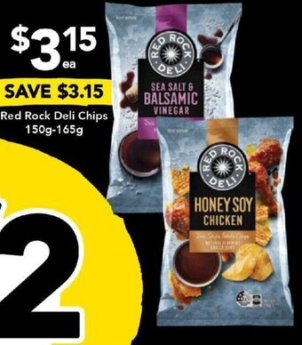 Drakes Red Rock Deli Chips 150g-165g offer